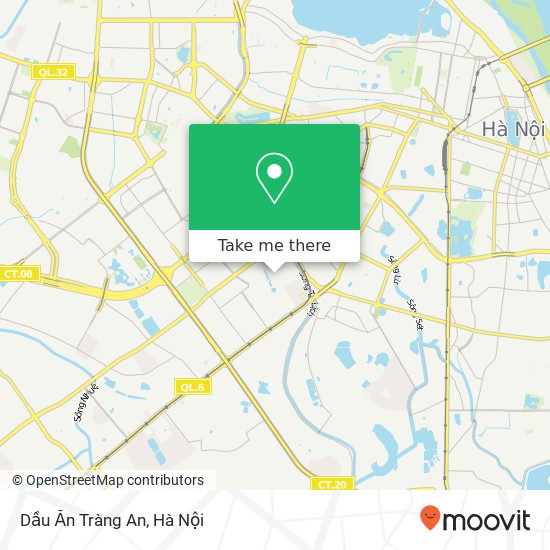 Bản đồ Dầu Ăn Tràng An, PHỐ Quan Nhân Quận Thanh Xuân, Hà Nội