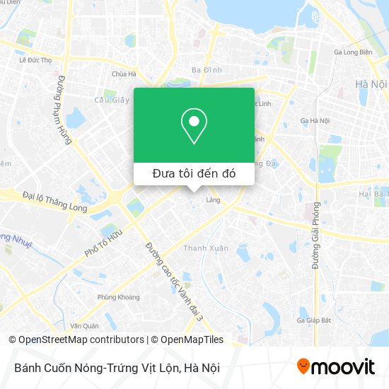 Bản đồ Bánh Cuốn Nóng-Trứng Vịt Lộn