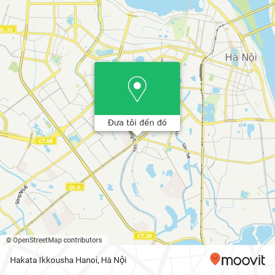 Bản đồ Hakata Ikkousha Hanoi, 25 ĐƯỜNG Láng Quận Đống Đa, Hà Nội