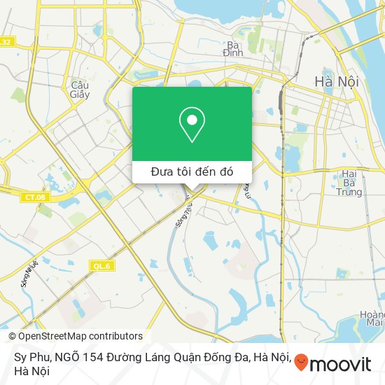 Bản đồ Sy Phu, NGÕ 154 Đường Láng Quận Đống Đa, Hà Nội