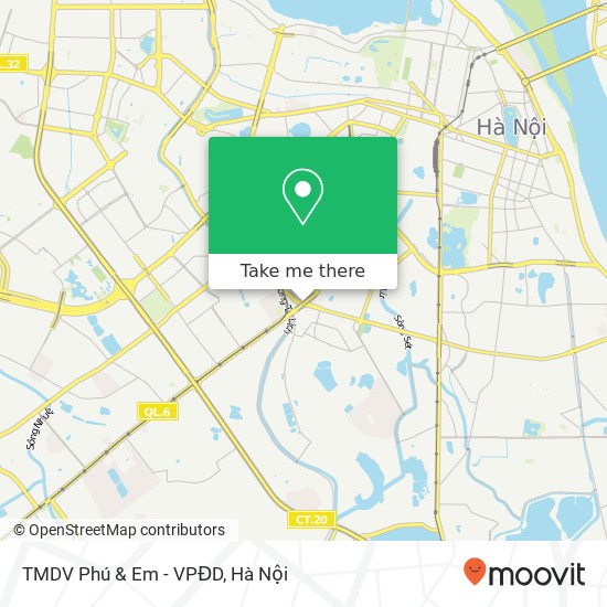 Bản đồ TMDV Phú & Em - VPĐD