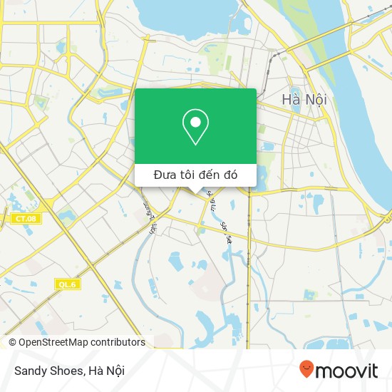 Bản đồ Sandy Shoes, 101 PHỐ Chùa Bộc Quận Đống Đa, Hà Nội