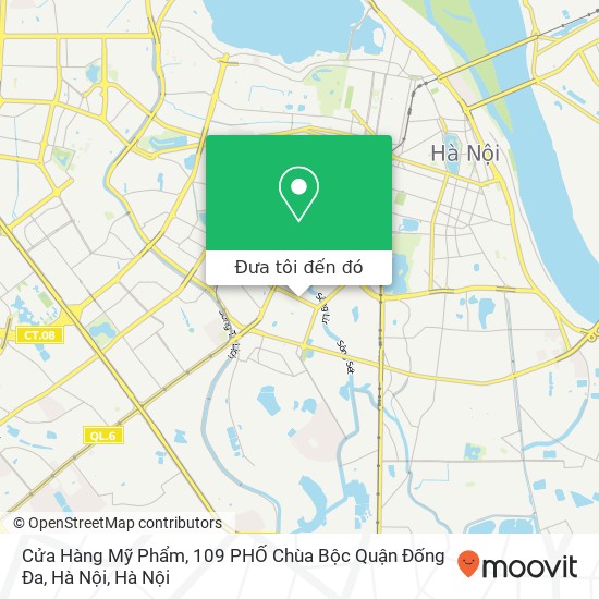 Bản đồ Cửa Hàng Mỹ Phẩm, 109 PHỐ Chùa Bộc Quận Đống Đa, Hà Nội