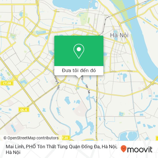 Bản đồ Mai Linh, PHỐ Tôn Thất Tùng Quận Đống Đa, Hà Nội