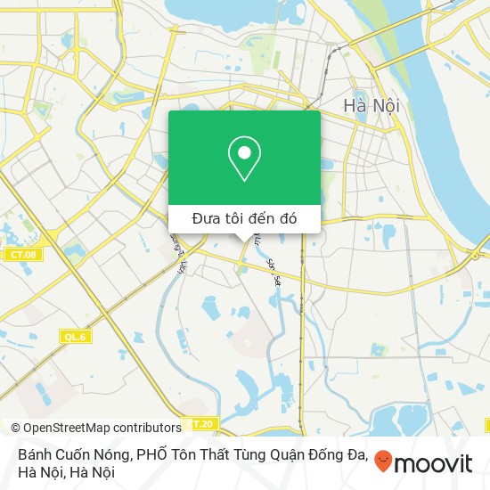 Bản đồ Bánh Cuốn Nóng, PHỐ Tôn Thất Tùng Quận Đống Đa, Hà Nội