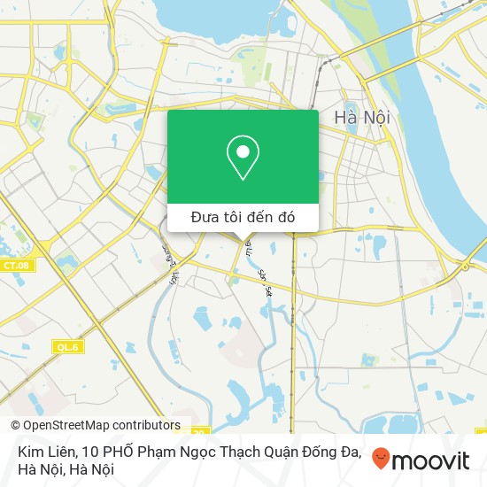 Bản đồ Kim Liên, 10 PHỐ Phạm Ngọc Thạch Quận Đống Đa, Hà Nội