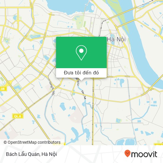 Bản đồ Bách Lẩu Quán, PHỐ Đông Tác Quận Đống Đa, Hà Nội