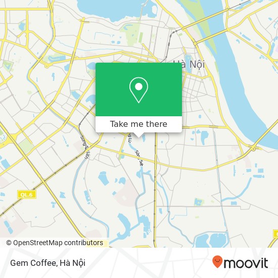 Bản đồ Gem Coffee, PHỐ Lương Định Của Quận Đống Đa, Hà Nội