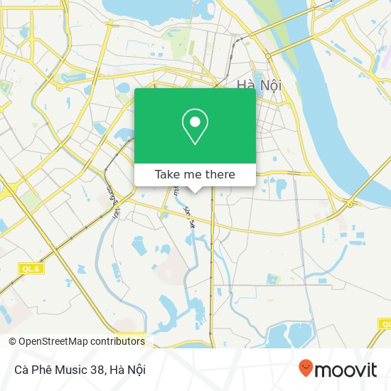 Bản đồ Cà Phê Music 38, 38 PHỐ Phương Mai Quận Đống Đa, Hà Nội