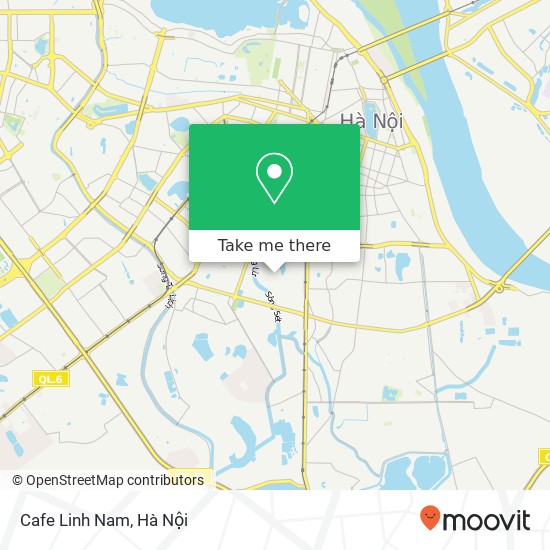Bản đồ Cafe Linh Nam, PHỐ Lương Định Của Quận Đống Đa, Hà Nội