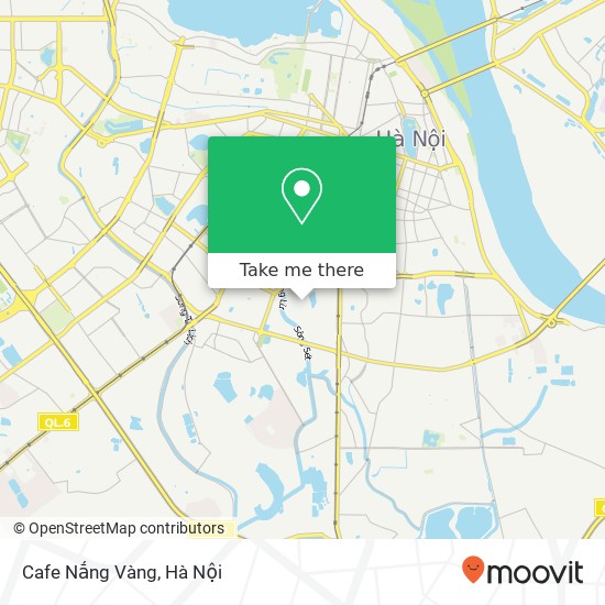 Bản đồ Cafe Nắng Vàng, PHỐ Lương Định Của Quận Đống Đa, Hà Nội