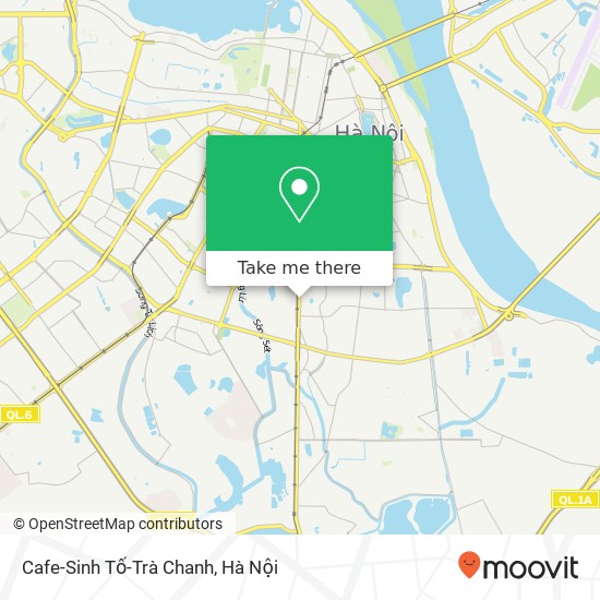 Bản đồ Cafe-Sinh Tố-Trà Chanh, NGÕ 19 Giải Phóng Quận Hai Bà Trưng, Hà Nội