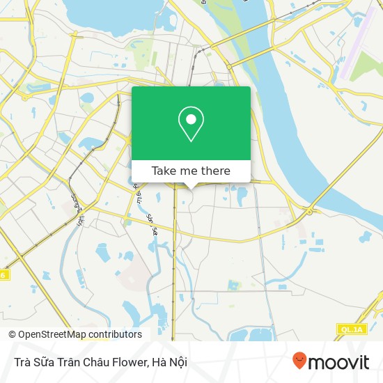 Bản đồ Trà Sữa Trân Châu Flower, 23 PHỐ Trần Đại Nghĩa Quận Hai Bà Trưng, Hà Nội