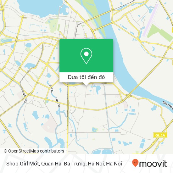 Bản đồ Shop Girl Mốt, Quận Hai Bà Trưng, Hà Nội