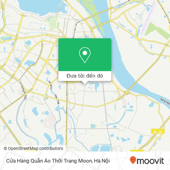 Bản đồ Cửa Hàng Quần Áo Thời Trang Moon, NGÕ Đình Đông Quận Hai Bà Trưng, Hà Nội
