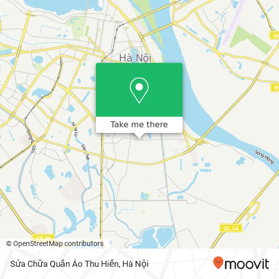 Bản đồ Sửa Chữa Quần Áo Thu Hiền, PHỐ Thanh Nhàn Quận Hai Bà Trưng, Hà Nội