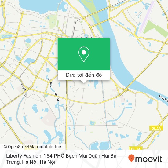 Bản đồ Liberty Fashion, 154 PHỐ Bạch Mai Quận Hai Bà Trưng, Hà Nội