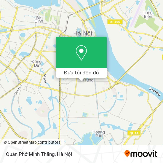 Bản đồ Quán Phở Minh Thắng