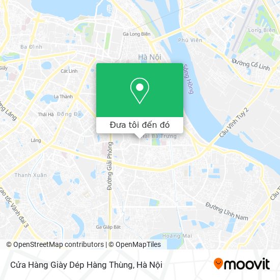 Bản đồ Cửa Hàng Giày Dép Hàng Thùng