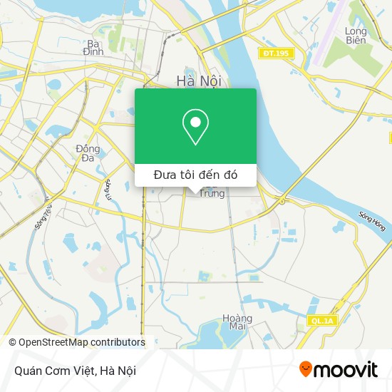 Bản đồ Quán Cơm Việt
