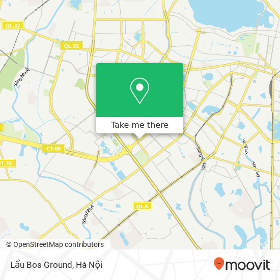 Bản đồ Lẩu Bos Ground, ĐƯỜNG Trần Duy Hưng Quận Cầu Giấy, Hà Nội