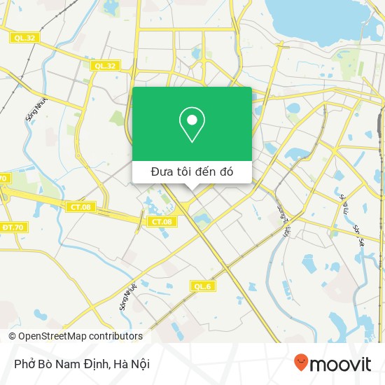 Bản đồ Phở Bò Nam Định, PHỐ Nguyễn Chánh Quận Cầu Giấy, Hà Nội