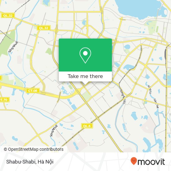 Bản đồ Shabu-Shabi, ĐƯỜNG Trần Duy Hưng Quận Cầu Giấy, Hà Nội