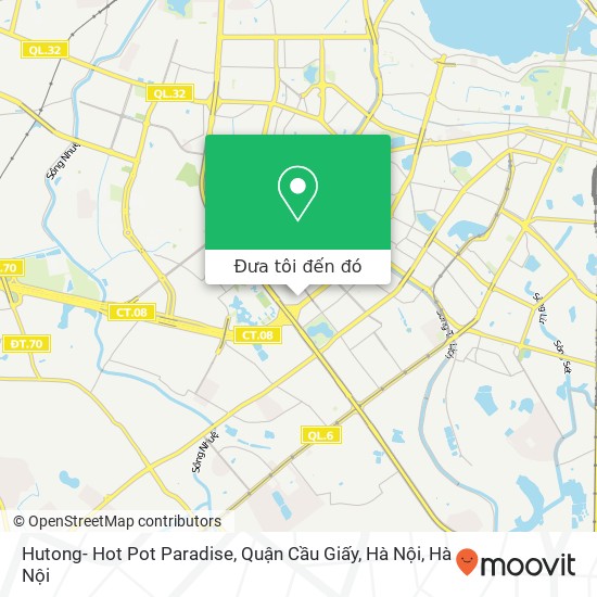 Bản đồ Hutong- Hot Pot Paradise, Quận Cầu Giấy, Hà Nội