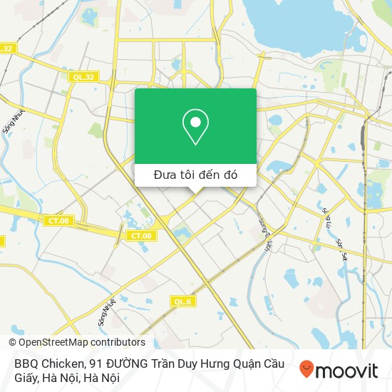 Bản đồ BBQ Chicken, 91 ĐƯỜNG Trần Duy Hưng Quận Cầu Giấy, Hà Nội