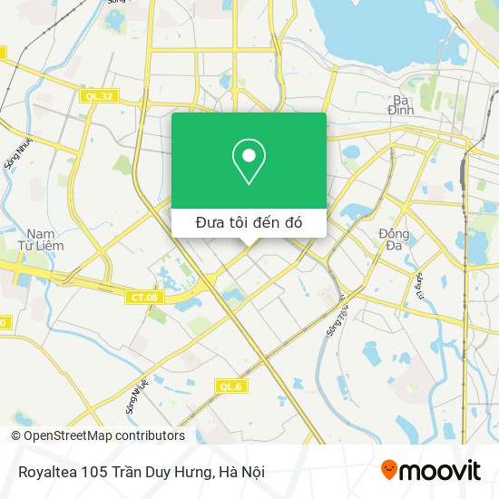 Bản đồ Royaltea 105 Trần Duy Hưng