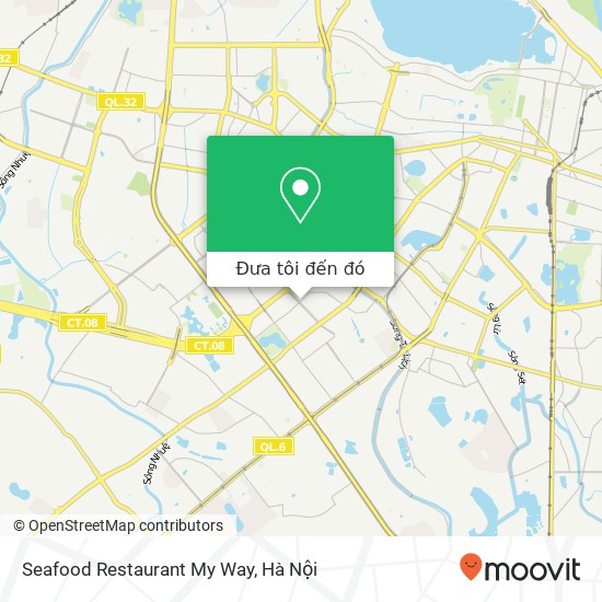 Bản đồ Seafood Restaurant My Way, PHỐ Hoàng Ngân Quận Cầu Giấy, Hà Nội