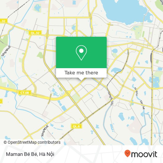 Bản đồ Maman Bé Bé, ĐƯỜNG Trần Duy Hưng Quận Cầu Giấy, Hà Nội
