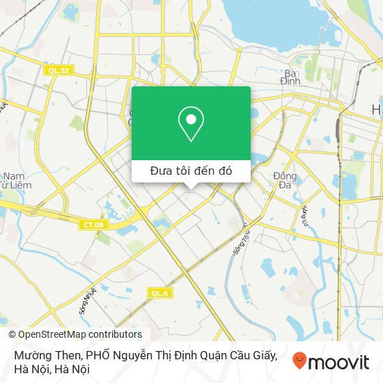 Bản đồ Mường Then, PHỐ Nguyễn Thị Định Quận Cầu Giấy, Hà Nội