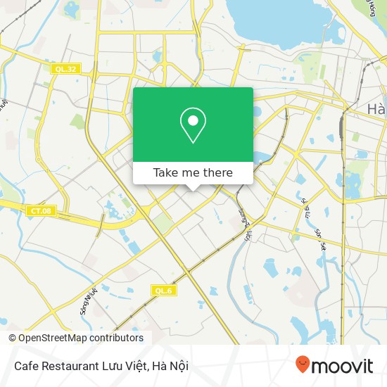 Bản đồ Cafe Restaurant Lưu Việt, PHỐ Nguyễn Thị Định Quận Cầu Giấy, Hà Nội
