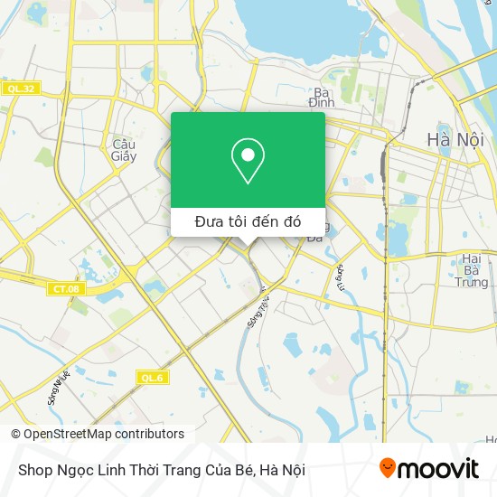 Bản đồ Shop Ngọc Linh Thời Trang Của Bé