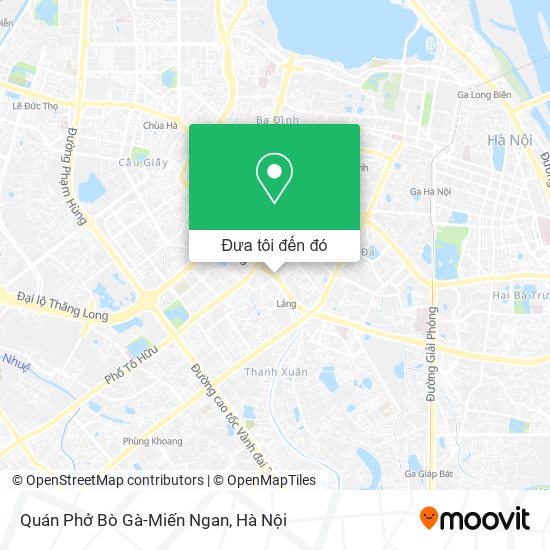 Bản đồ Quán Phở Bò Gà-Miến Ngan