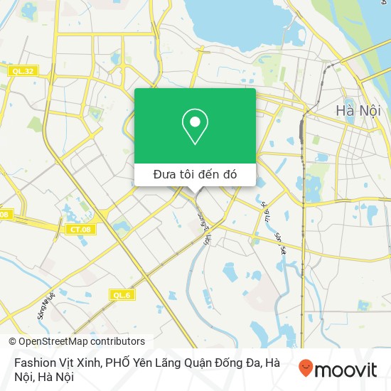 Bản đồ Fashion Vịt Xinh, PHỐ Yên Lãng Quận Đống Đa, Hà Nội
