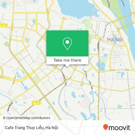 Bản đồ Cafe Trang Thúy Liễu, PHỐ Trung Liệt Quận Đống Đa, Hà Nội