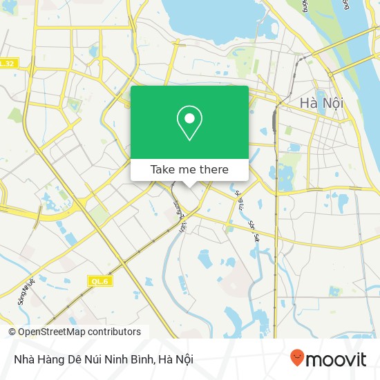 Bản đồ Nhà Hàng Dê Núi Ninh Bình, 53 PHỐ Thái Thịnh Quận Đống Đa, Hà Nội