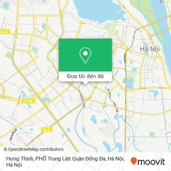 Bản đồ Hưng Thịnh, PHỐ Trung Liệt Quận Đống Đa, Hà Nội