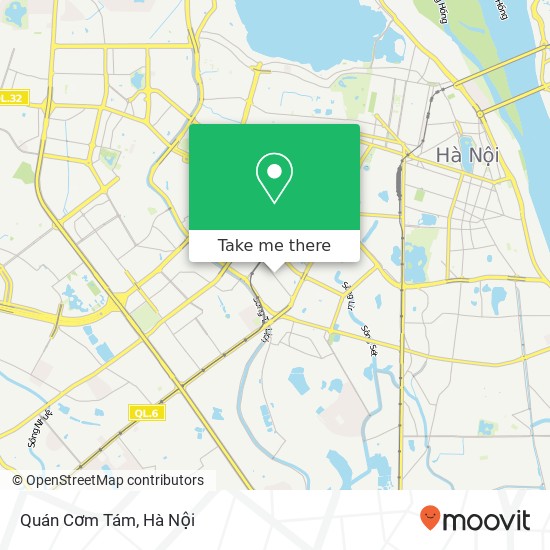 Bản đồ Quán Cơm Tám, PHỐ Thái Thịnh Quận Đống Đa, Hà Nội