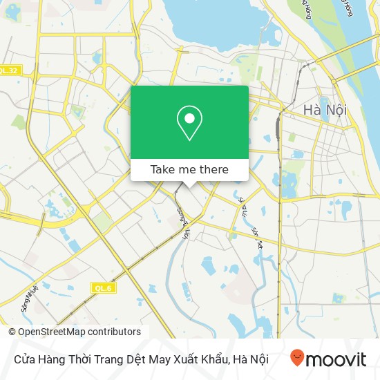 Bản đồ Cửa Hàng Thời Trang Dệt May Xuất Khẩu, PHỐ Trung Liệt Quận Đống Đa, Hà Nội