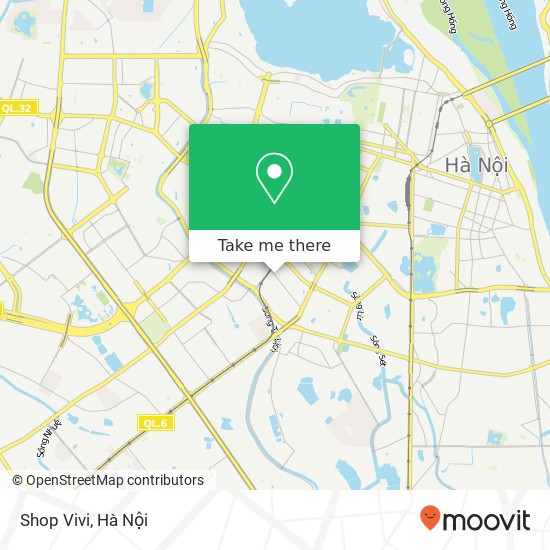 Bản đồ Shop Vivi, PHỐ Thái Thịnh Quận Đống Đa, Hà Nội