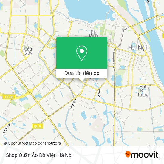Bản đồ Shop Quần Áo Đồ Việt