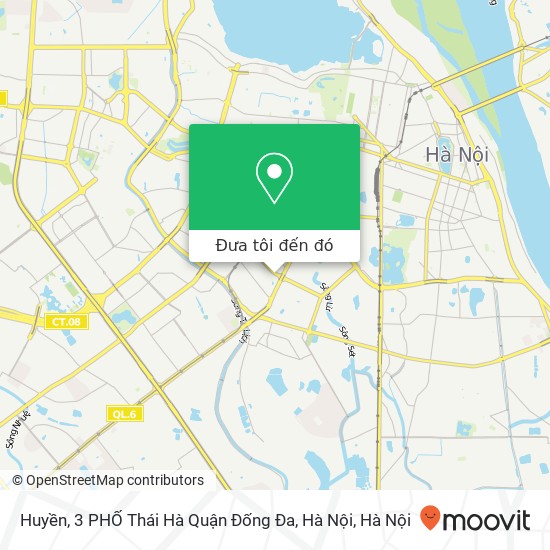 Bản đồ Huyền, 3 PHỐ Thái Hà Quận Đống Đa, Hà Nội