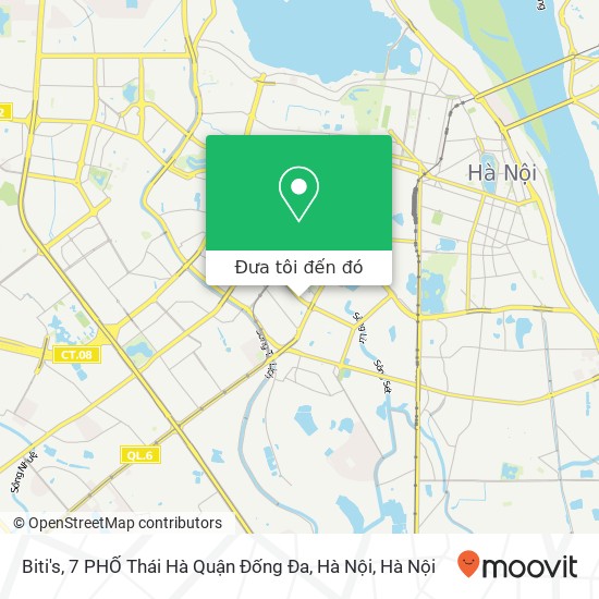 Bản đồ Biti's, 7 PHỐ Thái Hà Quận Đống Đa, Hà Nội
