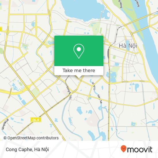 Bản đồ Cong Caphe, 8 PHỐ Thái Hà Quận Đống Đa, Hà Nội