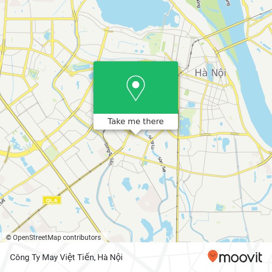 Bản đồ Công Ty May Việt Tiến, 203 PHỐ Chùa Bộc Quận Đống Đa, Hà Nội