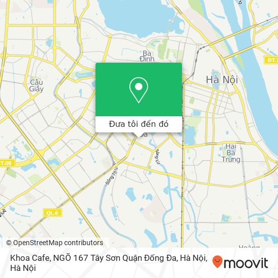 Bản đồ Khoa Cafe, NGÕ 167 Tây Sơn Quận Đống Đa, Hà Nội