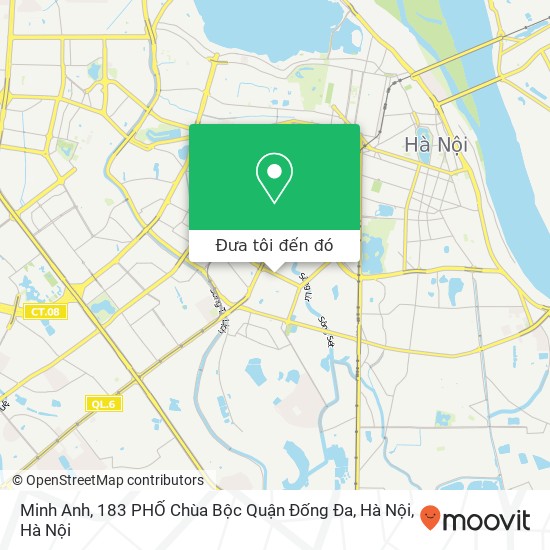 Bản đồ Minh Anh, 183 PHỐ Chùa Bộc Quận Đống Đa, Hà Nội